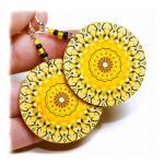 Sunny Rosette Earrings Man..