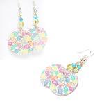 Paisley Earrings - Pastel p..