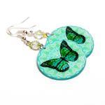 Butterfly Earrings - Blue a..