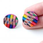colored pencils Stud / Post..