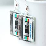 Retro cassette tape Earring..