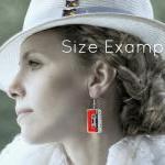 Retro cassette tape Earring..